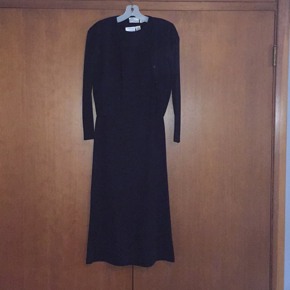 Midi Dress with Cardigan